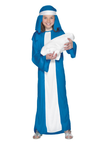 Mary Child Costume, Blue