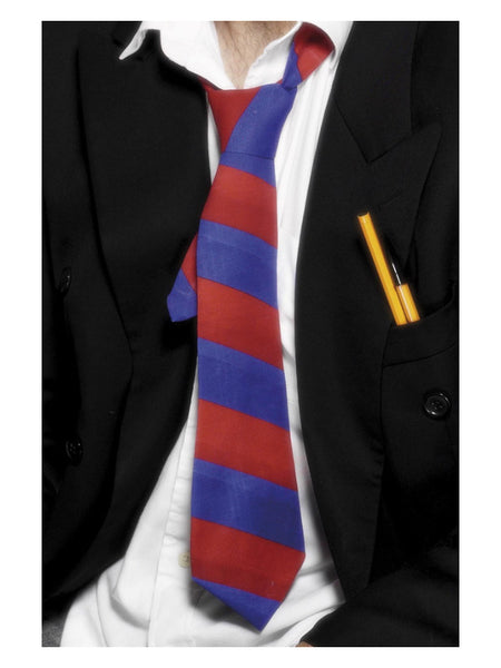 School Tie, Red & Blue