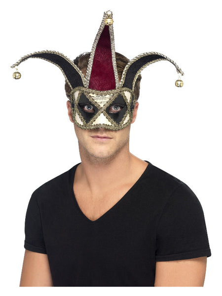 Gothic Venetian Harlequin Eyemask, Multi-Coloured