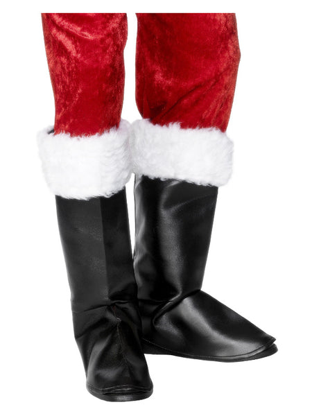 Santa Boot Covers, Black