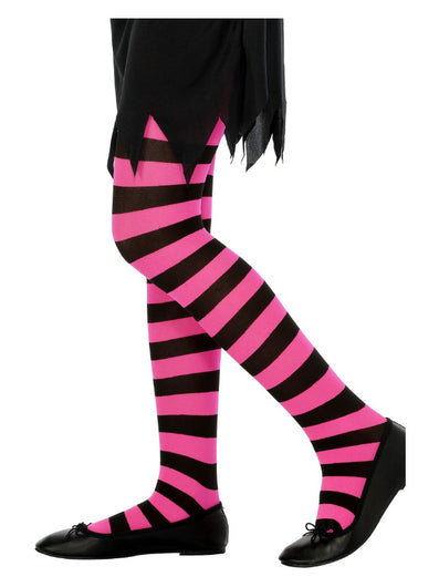 Tights, Black & Fuchsia
