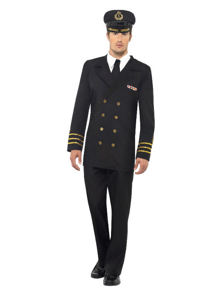 Navy Officer Costume, Black