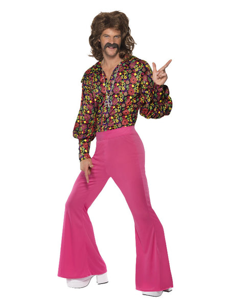 60s CND Slack Suit Costume, Pink
