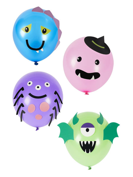 Monster Tableware, Party Balloons x8