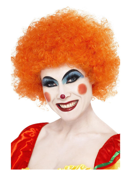 Crazy Clown Wig, Orange