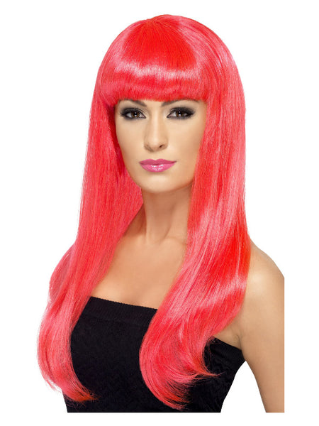 Babelicious Wig, Neon Pink