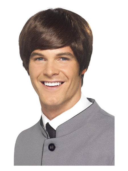 60s Male Mod Wig, Brown