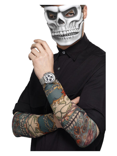 Day of the Dead Tattoo Sleeve, Multi-Coloured