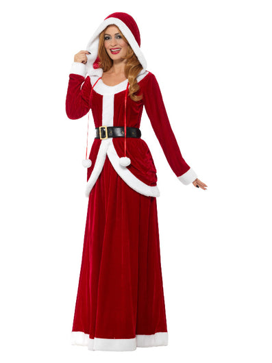 Deluxe Ms Claus Costume, Red