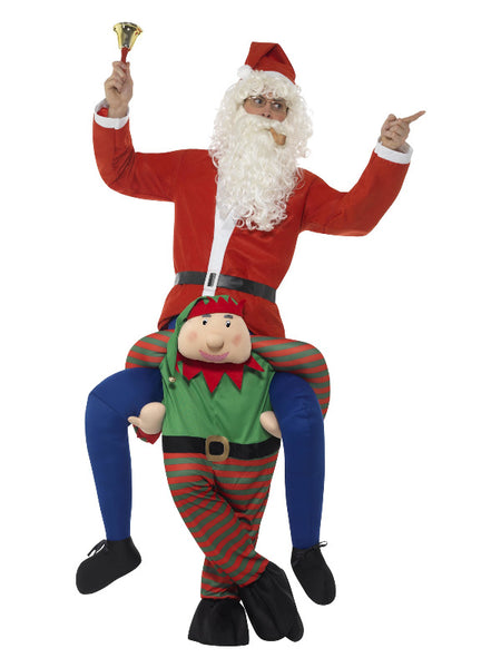 Piggyback Elf Costume, Green