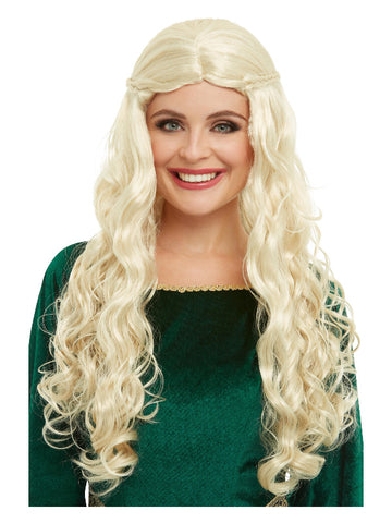 Medieval Queen Wig, Blonde