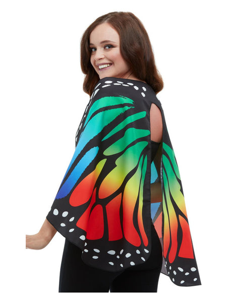 Monarch Butterfly Fabric Wings, Multi-Coloured