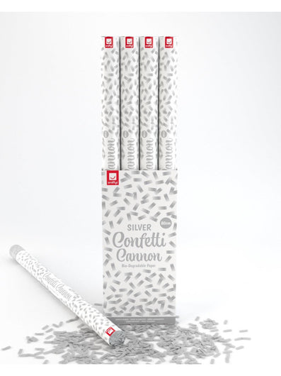 80cm Confetti Cannon, Silver
