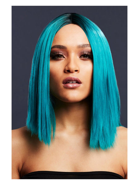 Fever Kylie Wig, Two Toned Blend, Teal