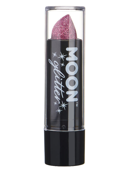Moon Glitter Holographic Glitter Lipstick, Pink