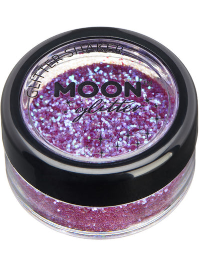 Moon Glitter Iridescent Glitter Shakers, Purple