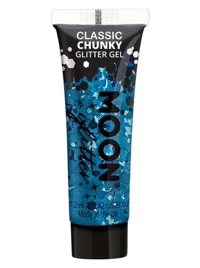Moon Glitter Classic Chunky Glitter Gel, Blue