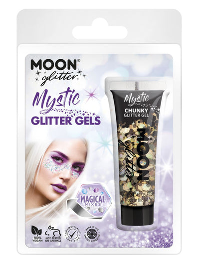 Moon Glitter Mystic Chunky Glitter Gel, Clamshell