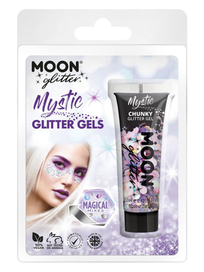 Moon Glitter Mystic Chunky Glitter Gel, Clamshell
