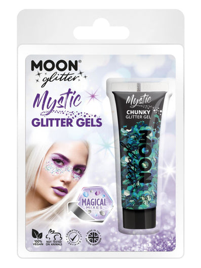 Moon Glitter Mystic Chunky Glitter Gel, Clamshell