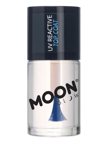 Moon Glow UV Reactive Top Coat, Clear