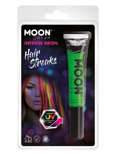 Moon Glow Intense Neon UV Hair Streaks, Intense Gr