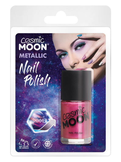 Cosmic Moon Metallic Nail Polish, Pink