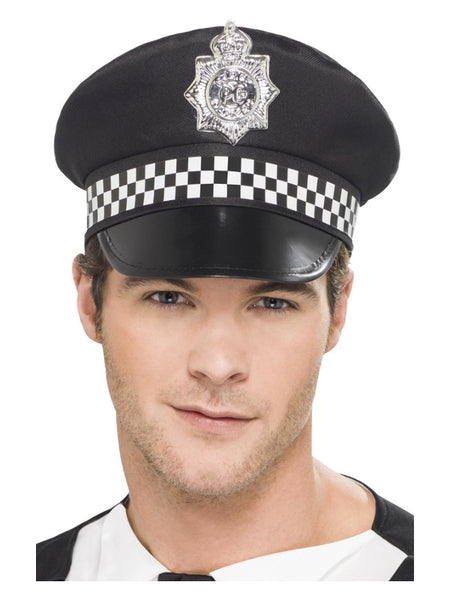 Police Panda Cap, Black