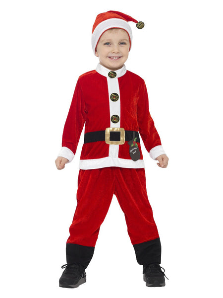 Santa Toddler Costume, Red & White