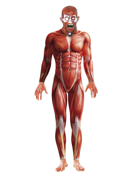 Anatomy Man Costume, Red