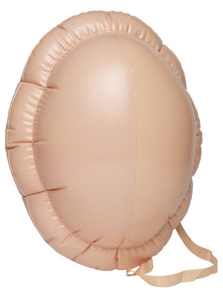 Santa Big Belly Inflatable, Beige