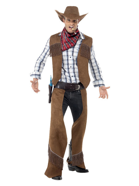 Fringe Cowboy Costume, Brown