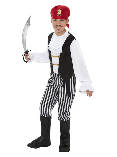 Pirate Costume, Black & White