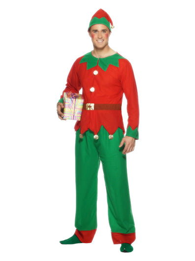 Elf Costume, Red & Green