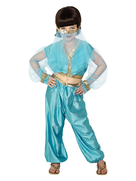 Arabian Princess Costume, Blue