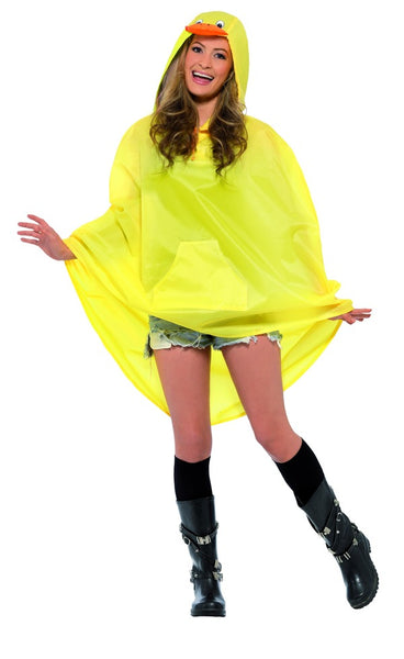 Duck Party Poncho, Yellow