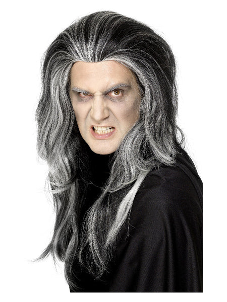 Gothic Vampire Wig, Black