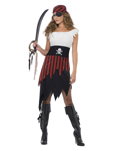 Pirate Wench Costume, Black