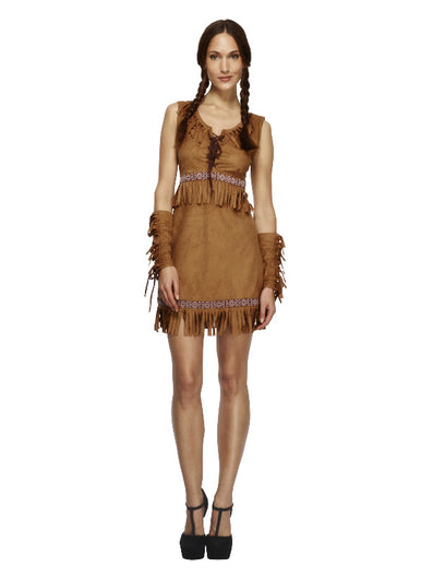 Fever Pocahontas Costume, Brown