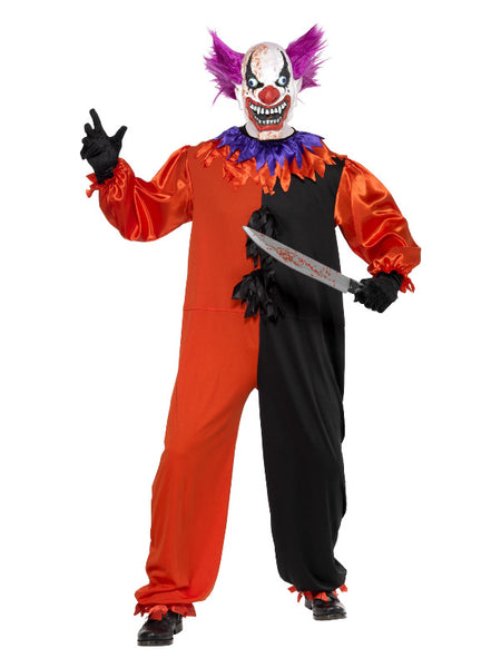 Cirque Sinister Scary Bo Bo the Clown Costume, Red