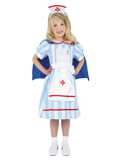 Vintage Nurse Costume, Blue