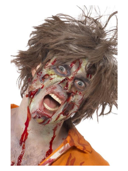 Smiffys Make-Up FX, Complete Zombie Kit, Facepaint