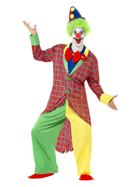 Deluxe La Circus Clown Costume, Multi-Coloured