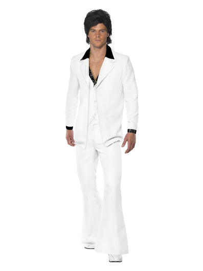 70s Suit Costume, White