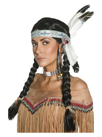 Native American Inspired Wig, Black