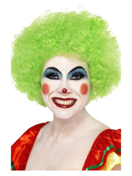 Crazy Clown Wig, Green