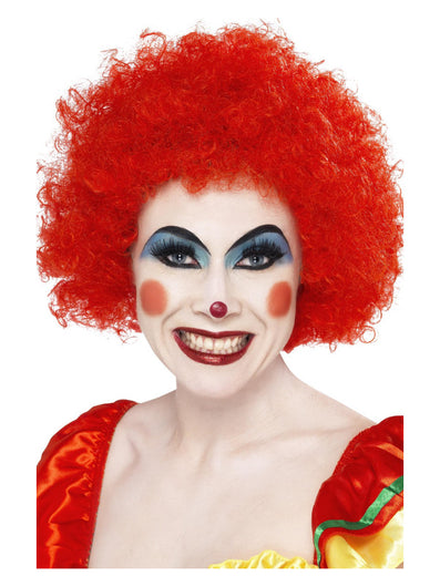 Crazy Clown Wig, Red