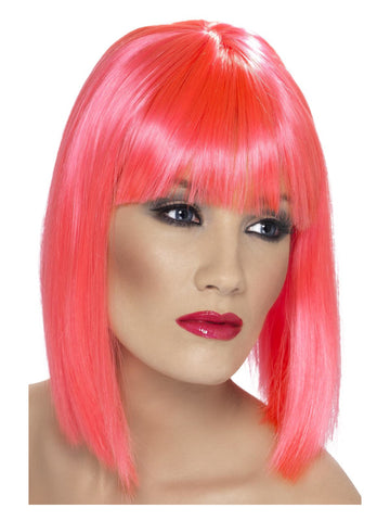 Glam Wig, Neon Pink