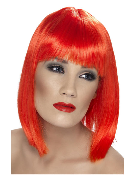 Glam Wig, Neon Red