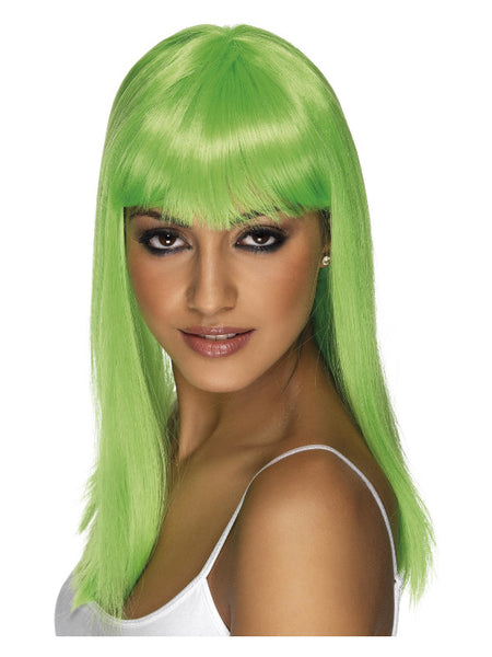 Glamourama Wig, Neon Green